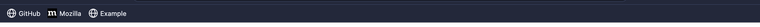 Bookmarks toolbar
