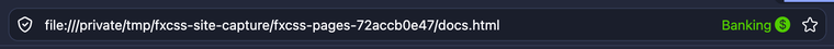 Address bar container