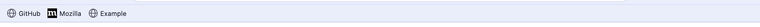 Bookmarks toolbar